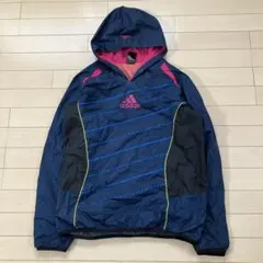 1.7 adidas アディダス プルオーバー ウィンドブレーカー ネイビー M