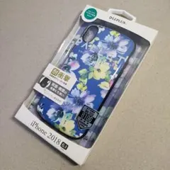iPhone XR専用 耐衝撃ハイブリッドケース「PALLET FLOWER」