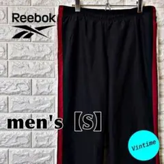 AE121【Reebok】トラックパンツ【メンズS】ブラックのサムネイル