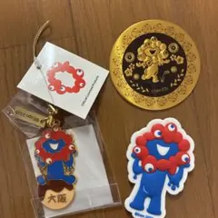 Expo 2025関西万博ミャクミャクグッズセット正規品　ストラップ、マグネット