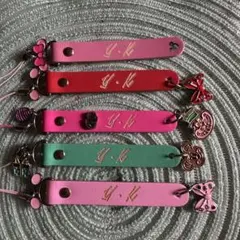 未使用 ディズニーリゾート レザーストラップ5本セット