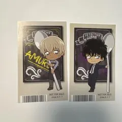 名探偵コナン ミニキャラカード 安室透 松田陣平