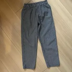 GU シェフパンツ ストライプ　S