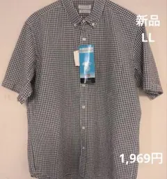 半袖シャツ LL　中青