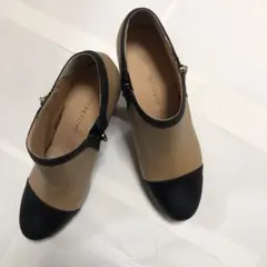 バイカラー　ショートブーツのサムネイル