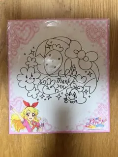新品未開封　アイカツ！ 星宮いちご サイン色紙 ソレイユ アイカツショップ