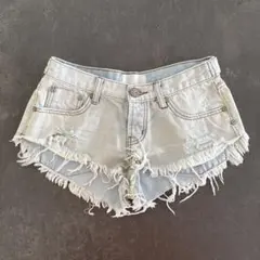 One Tea Spoon デニムショートパンツ