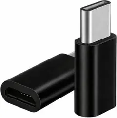 【新品未使用】Micro USB→USB Type-C 変換アダプタ 2個セットのサムネイル