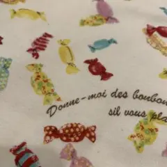 キャンディ柄 スムースニット生地 多色