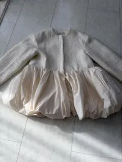 CELFORD ノーカラージャケット ワンサイズ ホワイト