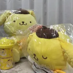 サンリオキャラクター大賞　 当たり　くじ　ポムポムプリン　ぬいぐるみ　ラストワン