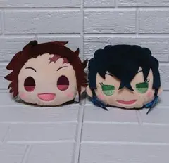 鬼滅の刃 きゃらまる パスケースぬいぐるみ 2点セット!!