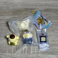 ポムポムプリン マスコット キーホルダー セット
