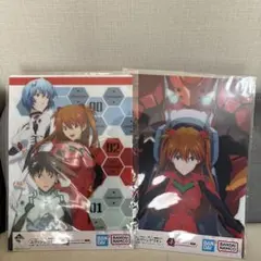 エヴァンゲリオン 一番くじ ビジュアルシート2種 J賞