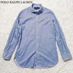 ポロラルフローレン ストライプシャツ 15 1/2 ポニー刺繍 現行タグ