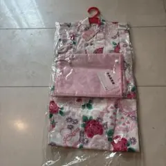 花柄着物 100〜110cm 帯付き