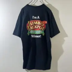 T-483 Station Casinos プリント Tシャツ L ブラック