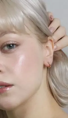 cui-cui ゴールド スナップ フープ ピアス | K10YGのサムネイル