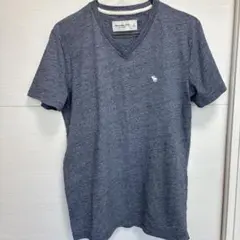 Abercrombie & Fitch VネックTシャツ S グレー