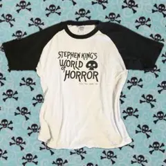 Tシャツ 平成ギャル y2k ドクロ プリントシャツ