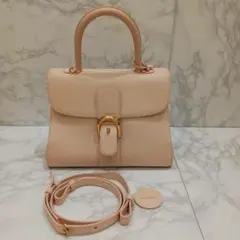 【極美品】DELVAUX デルヴォー ブリヨン MM 2way ヌード ベージュのサムネイル