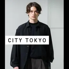 CITY TOKYO Twist linen オーバーシャツ