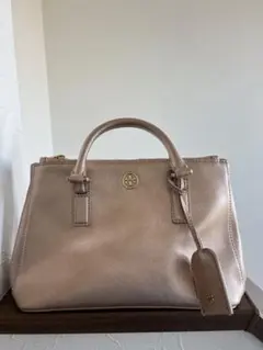 トリーバーチ　TORYBARCH シャイニーハンドバッグ　ミニトート