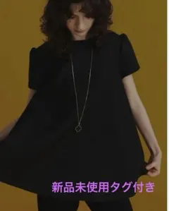 値下げ ohga　シルキーブラウス（BLACK）ブラック 値下げ ohga シルキーブラウス（BLACK）ブラック