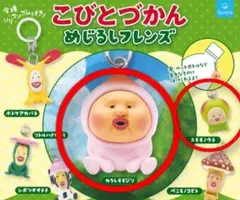 こびとづかん　めじるしフレンズ　 2種　カクレモモジリ、スモモノウチ