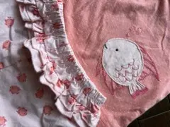 carter's 魚刺繍Tシャツとショートパンツセット18M