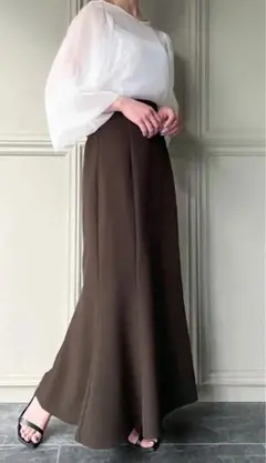 【美品】GU カットソーマーメイドロングスカート