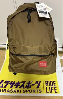 最終値引【新品】マンハッタンブラウンバッグパックManhattanCORDURAのサムネイル