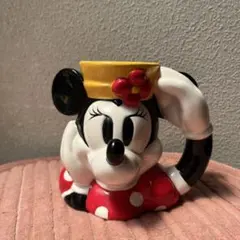 Tokyo Disneyland製 ミニーマウス 陶器 花瓶 マグカップ