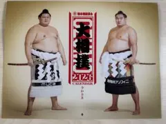 令和8年(2026年)大相撲カレンダー 封筒付き 1部