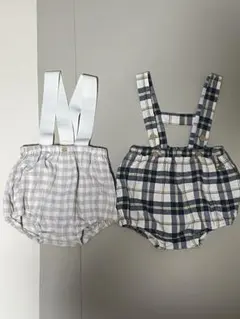 70〜80サイズ　ロンパース2点セット