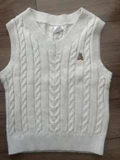 GAP ベビーベスト 12-18ヶ月 アイボリー