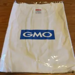 GMO ロゴ Tシャツ Mサイズ ホワイト