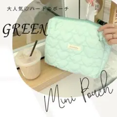 大容量キルティングポーチ 　ハートポーチ　メイクポーチ