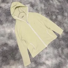 ellesse エレッセ（F）フード付きパーカー 薄手 フルジップ ボーダーのサムネイル
