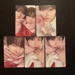 nct wish ピンククリスマス　トレカ　リク　リョウ　ジェヒ　サクヤ