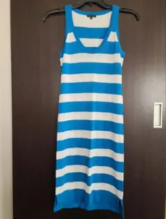 高級】Max Mara ボーダー ニットワンピース チュニック S - メルカリ
