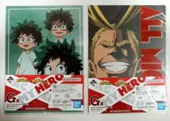 【12/16まで】ヒロアカ　1番くじ ファイル 緑谷出久・爆豪勝己・オールマイト