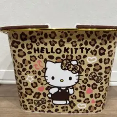 Hello Kitty レオパード柄 バスケット