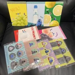 パペットスンスン　A5ノート5種 ブックマーカー4種コンプリートセブンイレブン