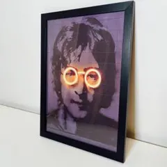 70sビンテージ品◾️ジョンレノン 大判サイズ タペストリー 布 ファブリック 70sビンテージ品◾️ジョンレノン 大判サイズ タペストリー 布