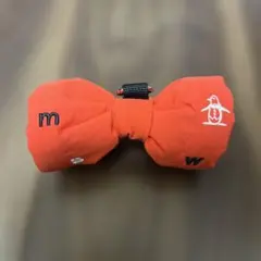 Munsingwear ゴルフ用 リボン型 ボールポーチ オレンジのサムネイル