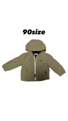 ベージュ フード付きジャケット 90サイズ