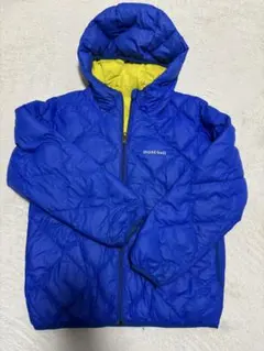 mont-bell ダウンコート 青 黄