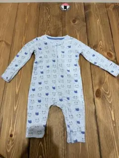 GAP 長袖ロンパース　3〜6ヶ月 60センチ　ファスナー　ブルー