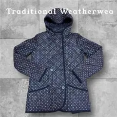 Traditional Weatherwear キルティングジャケット ドット柄